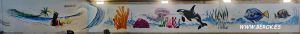 Mural Cubelles Fondo Marino Puente Playa Orca Peces Tren 300x100000